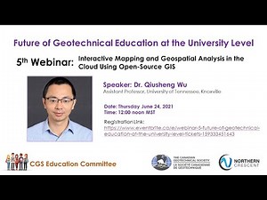 Webinar 5 Interactive Mapping and Geospatial Analysis in the Cloud Using Open-Source GIS