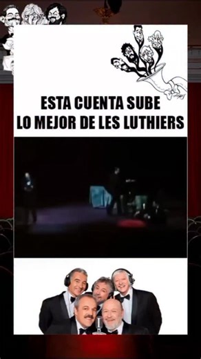 Les Luthiers - Cuenta Fan on Instagram: ""El humor bien hecho no pasa de moda." Les Luthiers no solo fueron un grupo musical: fueron un fenómeno cultural. Con instrumentos inventados, juegos de palabras brillantes y una puesta en escena impecable, lograron conquistar escenarios de todo el mundo sin perder su esencia. Este grupo argentino supo unir lo académico con lo popular, y transformó el humor en un arte elevado. Si alguna vez te reíste con "La gallinita dijo Eureka" o con "El bolero de Mast