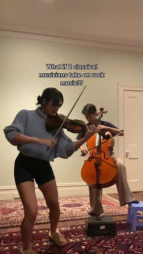 Thunderstruck Violin Performance at 1.25x Speed