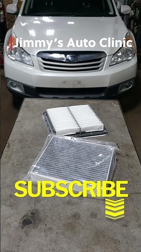 2011 Subaru Outback | Engine & Cabin Air Filter Replacement | A How To Video | short