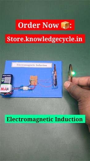 Electromagnetic Induction Working Model Physics Project Class 12 ‪@knowledgecycle‬