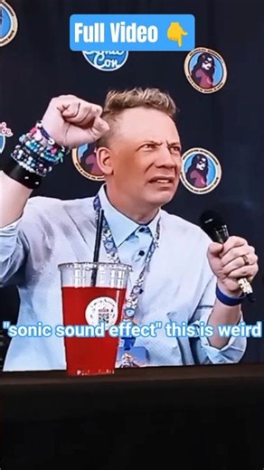 Full Video👆Ryan Drummond telling a funny story! #sonicthehedgehog #sonicadventure #comedy