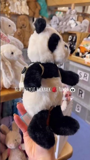 New Jellycat backpack 🎒 Panda 🐼
