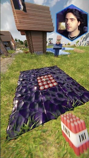 Ultra Realistic TNT Cannon in Minecraft RTX