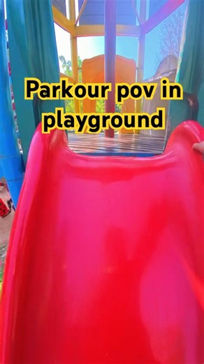 Bella ciao parkour pov in playground#viralshort