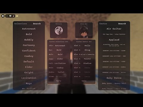 FE R15 Bundle Animations / Emotes Showcase Script | Motiona v0.0.3