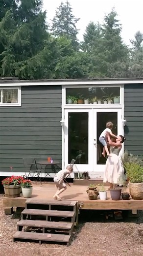 Single Mom Lives Tiny with Two Sons (Part 2 of 2) #shorts