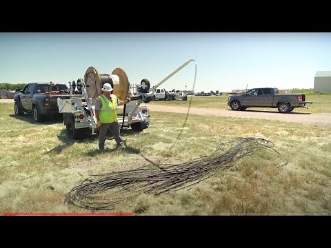 The Original Larson Cable Trailer - Figure 8'ing Fiber Optic Cable Step by Step
