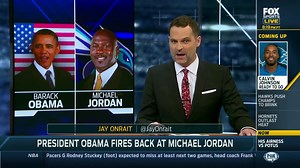 119K views · 645 reactions | Michael Jordan called out Barack Obama's golf game and the president responded! via FOX Sports Live | FOX Sports | Facebook