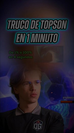 Aprende el truco de Topson en Dota 2 en 1 minuto