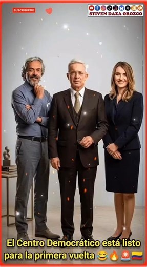 🔥😂 Álvaro Uribe Vélez, Paloma Valencia, and Juan Daniel Oviedo with their infinite power! #stiven...
