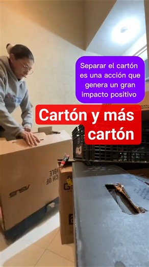 Cartón y reciclaje