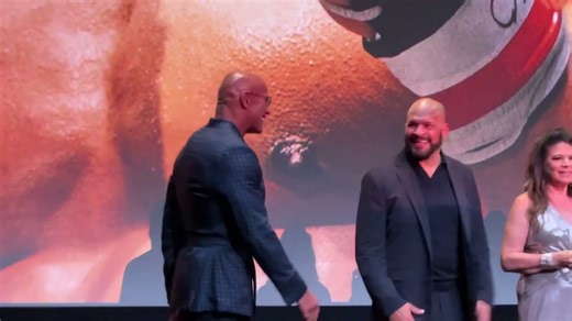 The Smashing Machine Premiere Intro Featuring Dwayne Johnson