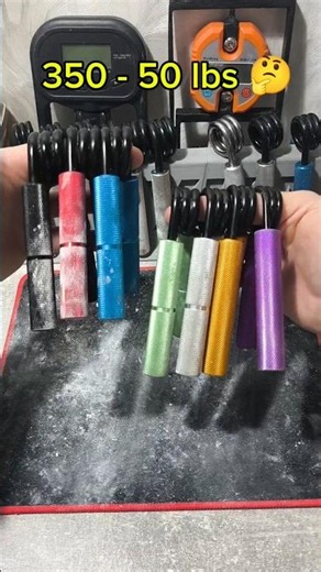 Crushing Every Color: 50 - 350lbs! #grip #gripstrength #handgripper #handpower