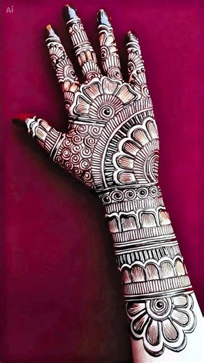 Latest Pakistani Mehndi Design 2026 😍 Bridal Look You’ll Love! #mehndidesign #mehndiart