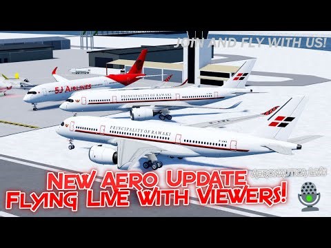 Playing the New 1.165 Update Live! || Roblox Aeronautica Live