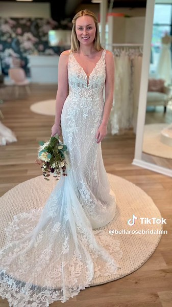 Our all new BARBIE gown 🥰👏🏻 #wedding #weddingdress #barbie #barbieweddingdress #sparkle #glitter #duluth #duluthwedding #minnesotabride #minnesotawedding