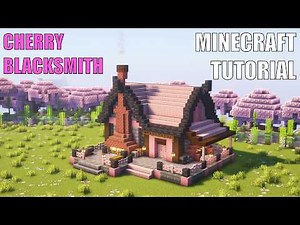 Minecraft Simple Cherry Blossom Blacksmith Tutorial