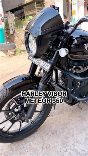 Royal Enfield Meteor 350 Gets Harley Windshield | Full Installation Guide