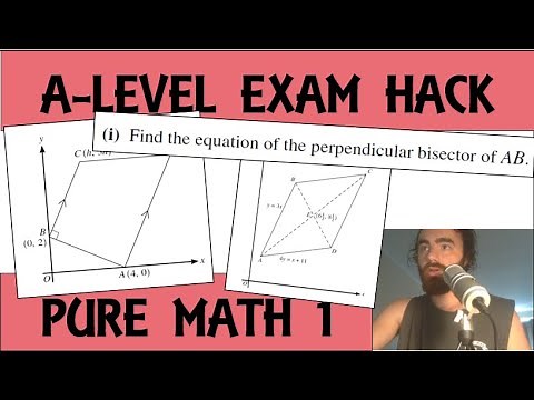 Exam Hack | CIE AS Maths | P1 | Coordinate Geometry Question