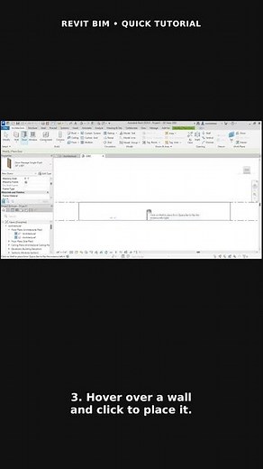 How to Add Doors in Revit | Beginner BIM Tutorial #Shorts