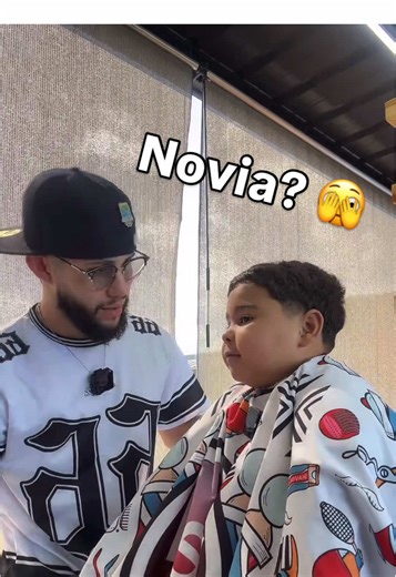 NOVIA?! 😬🫣 #barberia #niños #novia #secreto #tattoo