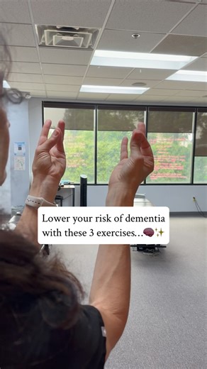 Dr. Suzi Schulman on Instagram: "Try these 3 exercises for your brain…🧠✨ *Opposite Thumb Ladders - Start with thumb + pinky touching on one hand and thumb + index on the other. Move in opposite directions-up and down-at the same time. *1-4 Alternation - Show “one” (index finger) on one hand and “four” on the other. Switch back and forth quickly. *Opposite Circles - Draw clockwise circles with one hand, counterclockwise with the other-at the same time. Research shows that combining mental challe