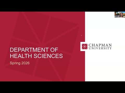 Health Sciences Information Session - April 2026