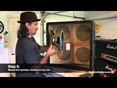 DIY: How to Install Speakers in a 4x12 Cab, Part 1