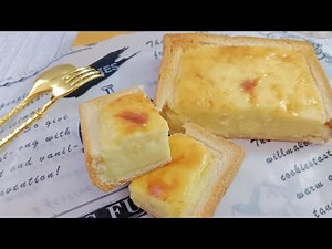 Crispy soft Basque Burnt Cheesecake bread❗ Delicious bread