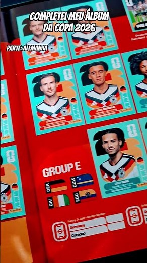 🔥 COMPLETEI O ÁLBUM DA COPA DO MUNDO 2026! PARTE ALEMANHA #CopaDoMundo2026 #AlbumDaCopa #panini