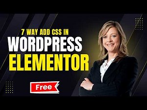 How to add custom CSS in wordpress elementor|| 7 way to add css in #Elementor #WordPress ‪@Elementor‬