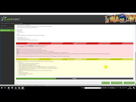 CleanFlight / Betaflight - Backup, ripristino e aggiornamento firmware