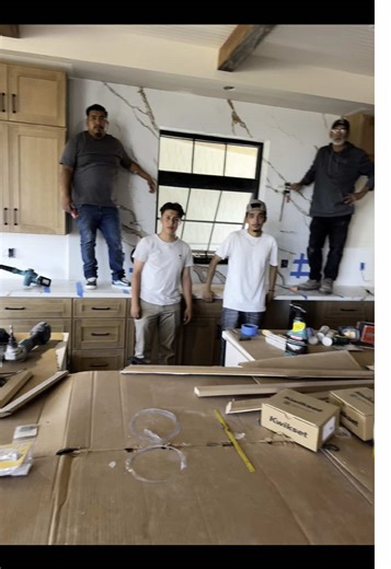 Full Backsplash Installation for Quartz Countertops