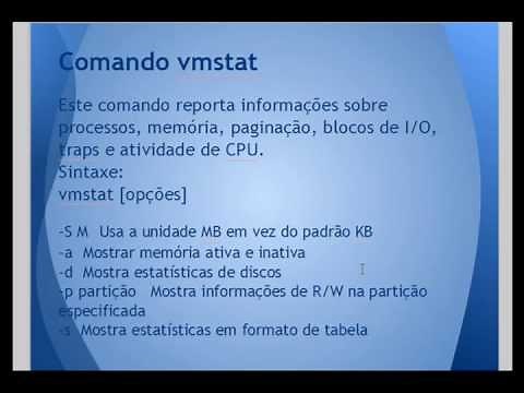 Comandos vmstat e free - Monitoramento e Performance do sistema Linux 02