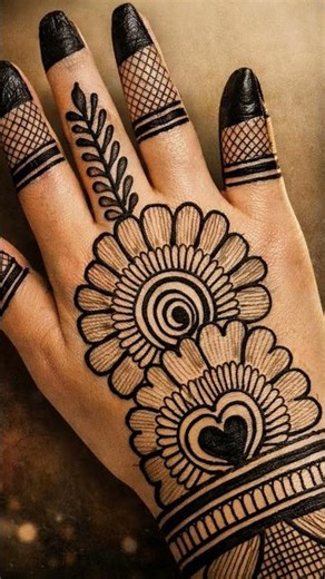 Very easy stylish mehndi design | simple mehandi design | mehndi design | front hand mehndi design