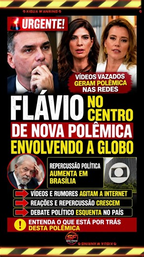 🚨 Flávio no centro de nova polêmica: vídeos, rumores e repercussão agitam bastidores políticos