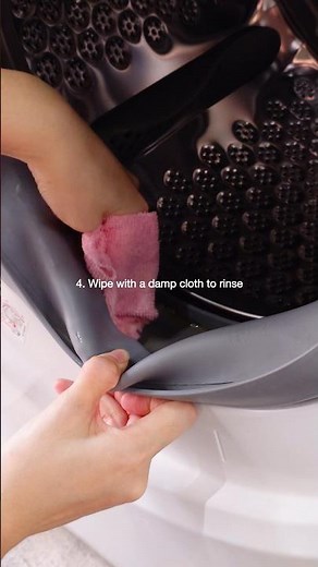 🙆‍♀️ 6 easy steps to clean your washer gasket!