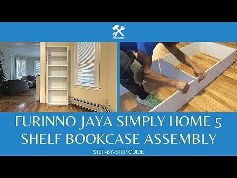 Furinno Jaya Simply Home 5 Shelf Bookcase Assembly (Full Step-by-Step Instruction Tutorial Guide)
