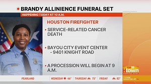 Funeral service set for Houston firefighter Brandi Allinience