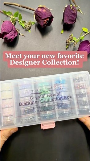 25 Crystal Heishi Colors in One Box ✨🌈 Ultimate Bead Collection