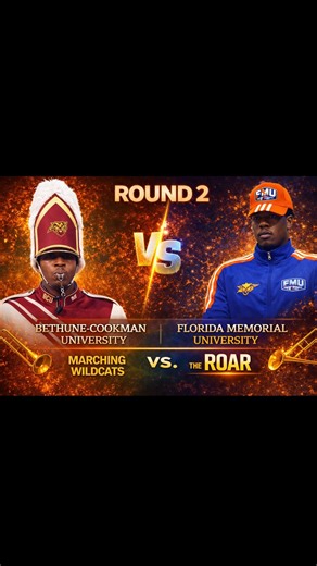 @floridamelanin on Instagram: "National Battle of the Bands Stand Battle | BCU vs FMU 🔥🎶 Full Battle: https://youtu.be/AQDFWQLfFFQ?si=rSabLQPVhP3PFvO_ Bethune-Cookman University’s Marching Wildcats went head-to-head with Florida Memorial University’s band, The ROAR, in a stand battle at the National Battle of the Bands! 🥁🔥 From booming brass lines this matchup delivered pure HBCU culture, school pride, and unforgettable musical moments. If you love marching bands, rivalries, and live stadium
