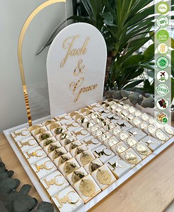 Chocolate in Acrylic Tray, Wedding Favors, Engagement Chocolate, Wedding Chocolate, Luxury Chocolate, Wedding Ceremony Decor - Etsy