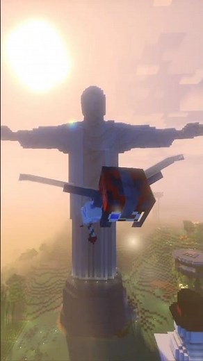 I Built Christ the Redeemer in Minecraft 😳🙏