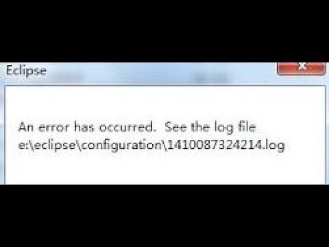 [Solved] An error has occurred. see the log file- Eclipse #UseEclipseInstaller