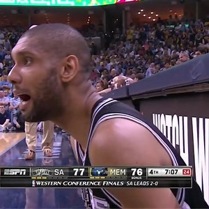 34K views · 766 reactions | Tim Duncan cheering on Kawhi Leonard: “Let’s go Whi-Whi” 駱 | SLAM | Facebook