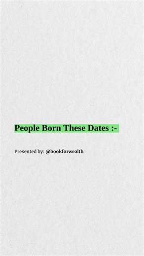 Book For Wealth | Empower Thoughts | Build Wealth on Instagram: "💬 Comment your birth date 👇 and see if this matches YOU! 👀✨ People born on these dates have some interesting personality traits 👇 🧠 Overthinker but never admits: 4, 8, 15, 23, 27, 1 💪 Strong outside, soft inside: 2, 9, 16, 20, 25, 30 ❤️ Loves deeply but hides feelings: 3, 6, 11, 14, 19, 22, 28, 31 😌 Looks careless but cares the most: 5, 10, 17, 21, 24, 29 Did this describe you or someone you know? 🤯 👉 Follow @bookforwealth