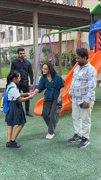 Nakli mama mami school girl ko garden me lene aye #video #story #short