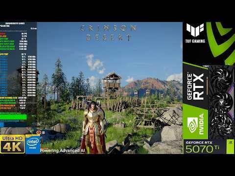 Crimson Desert | RTX 5070 Ti DLSS 4.5 4K Cinematic Settings | Max Ray Tracing Showcase