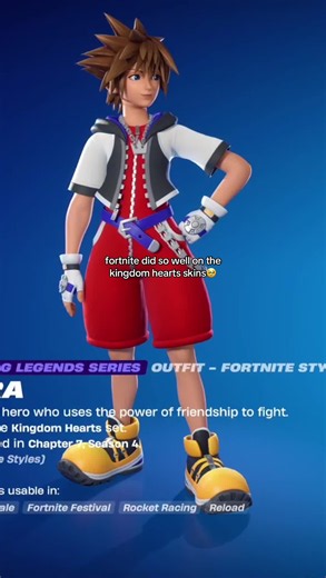 Fortnite Kingdom Hearts skins: Sora, Kairi, Roxas, Riku prices